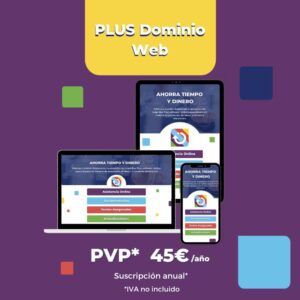 plus dominio web